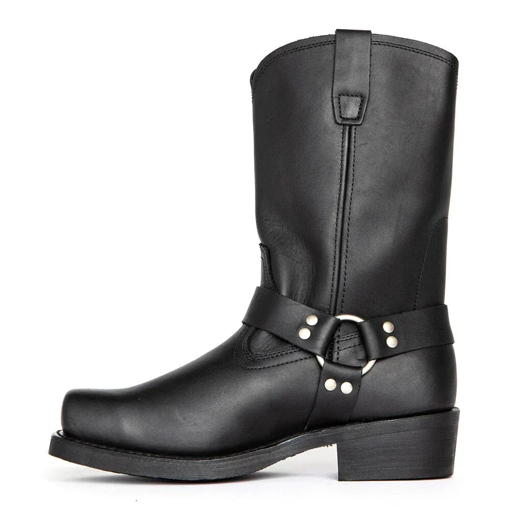 Men's Waterproof Cowboy Boots - Elegant and Durable