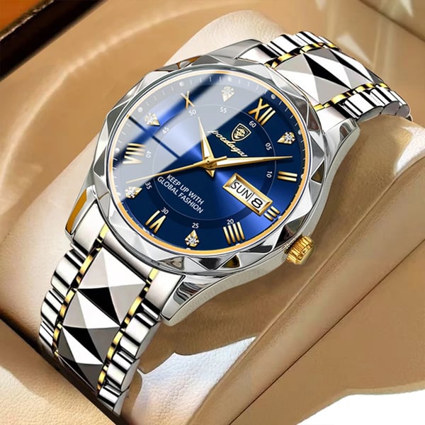 Men's Waterproof Luxury Watch with Luminous Display