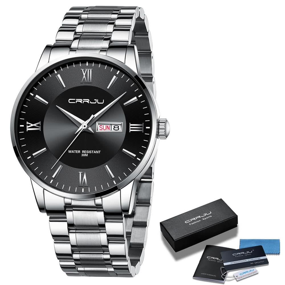 Men's Waterproof Stainless Steel Quartz Sports Watch