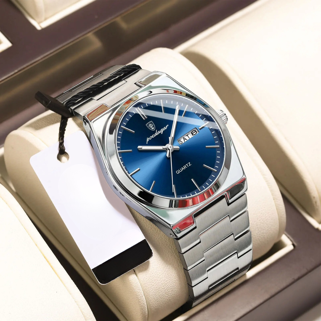 Men's Waterproof Stainless Steel Watch
