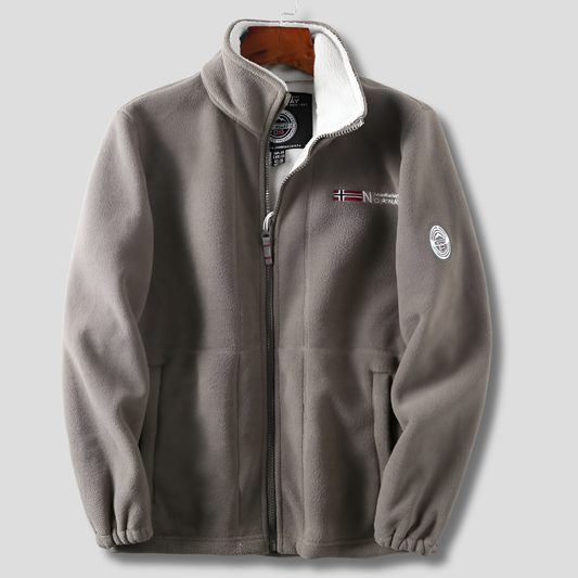 Men's Windproof Fleece Jacket, Practical and Stylish