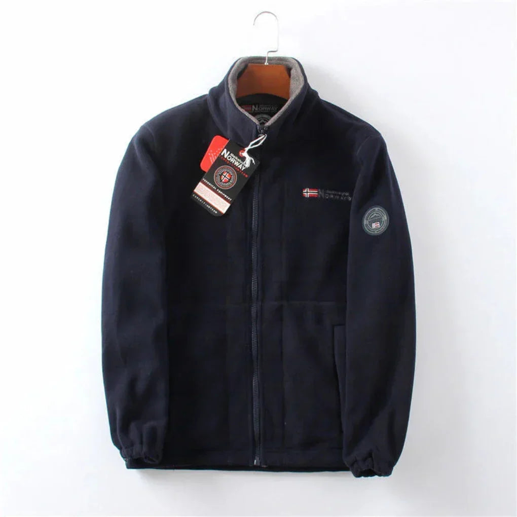 Men's Windproof Fleece Jacket, Practical and Stylish