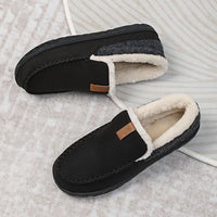 Men's Winter Slippers – Warm Lined Slippers with Non-Slip Sole
