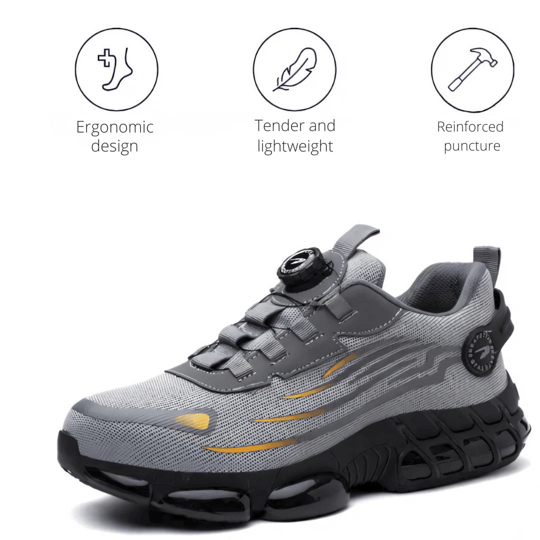Men's Work Shoes | Orthopedic Support & Non-Slip Grip
