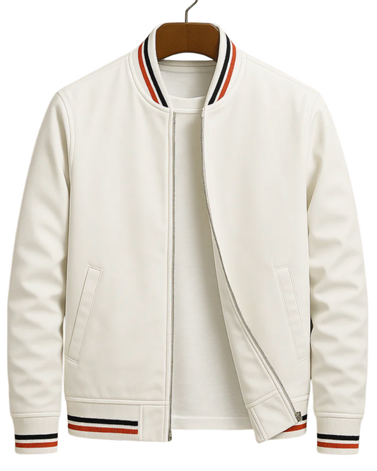 Men's Zip-Up Bomber Jacket