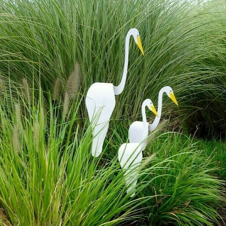 Metal Garden Decoration - Dancing Birds