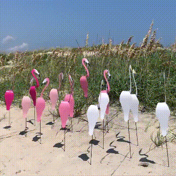 Metal Garden Decoration - Dancing Birds