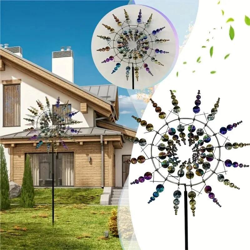 Metal Kinetic Wind Spinner for Garden Decoration – Durable and Eco-Friendly