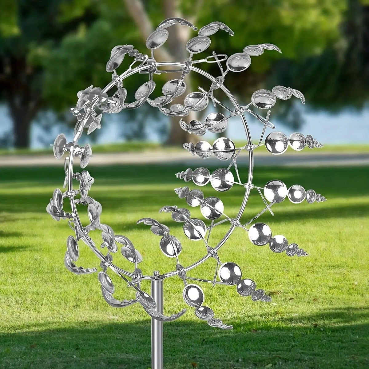Metal Kinetic Wind Spinner for Garden Decoration – Durable and Eco-Friendly