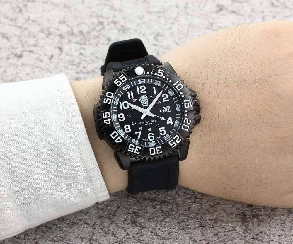 Military Tactical Waterproof Survival Watch