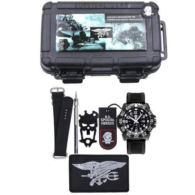 Military Tactical Waterproof Survival Watch