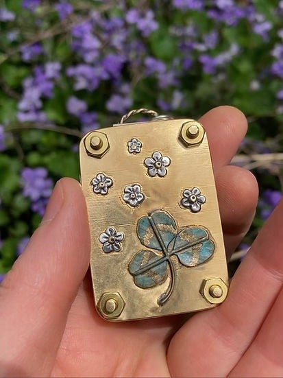 Mini Flower Press | Compact Botanical Keepsake Tool | Portable Craft Tool