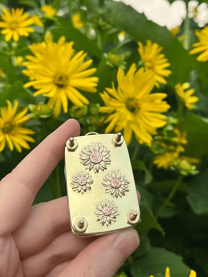 Mini Flower Press | Compact Botanical Keepsake Tool | Portable Craft Tool