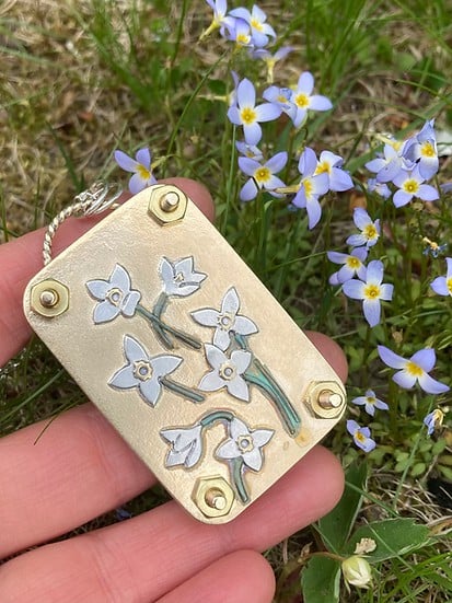 Mini Flower Press | Compact Botanical Keepsake Tool | Portable Craft Tool
