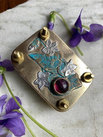 Mini Flower Press | Compact Botanical Keepsake Tool | Portable Craft Tool