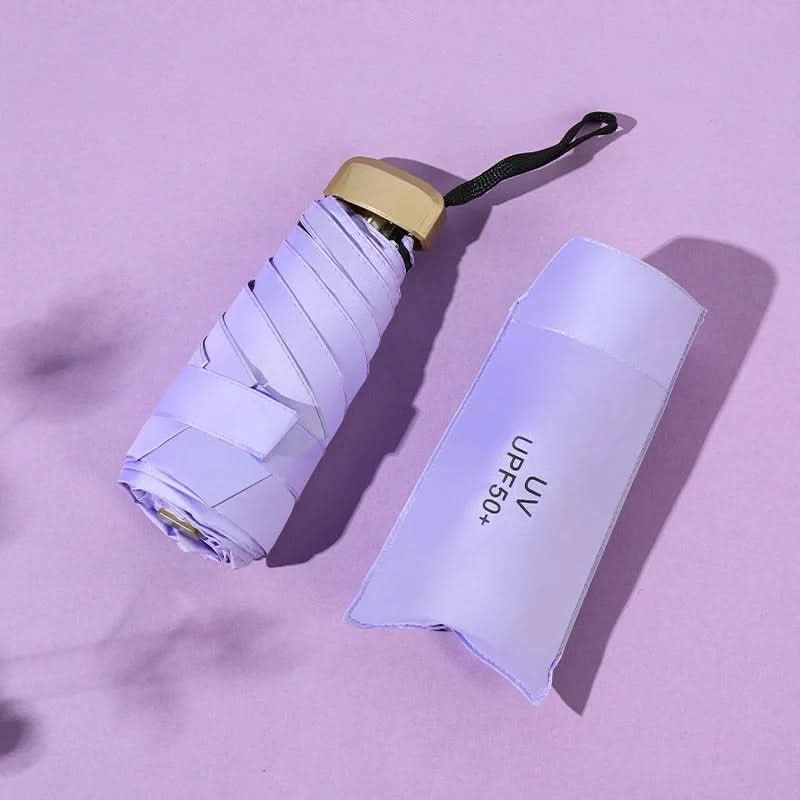 Mini Folding Umbrella – UV Protection & Water-Repellent