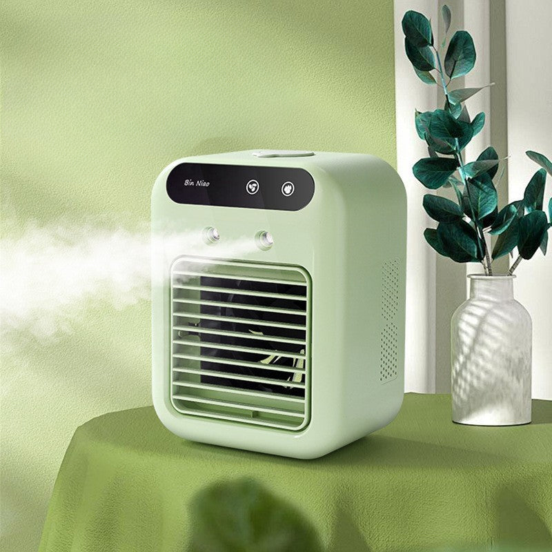 Mini Portable Air Conditioner with Cooling and Humidifying Functions