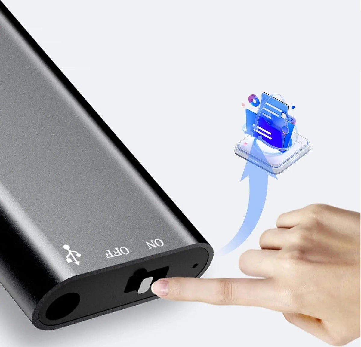 Mini Voice Recorder for Notes and Interviews