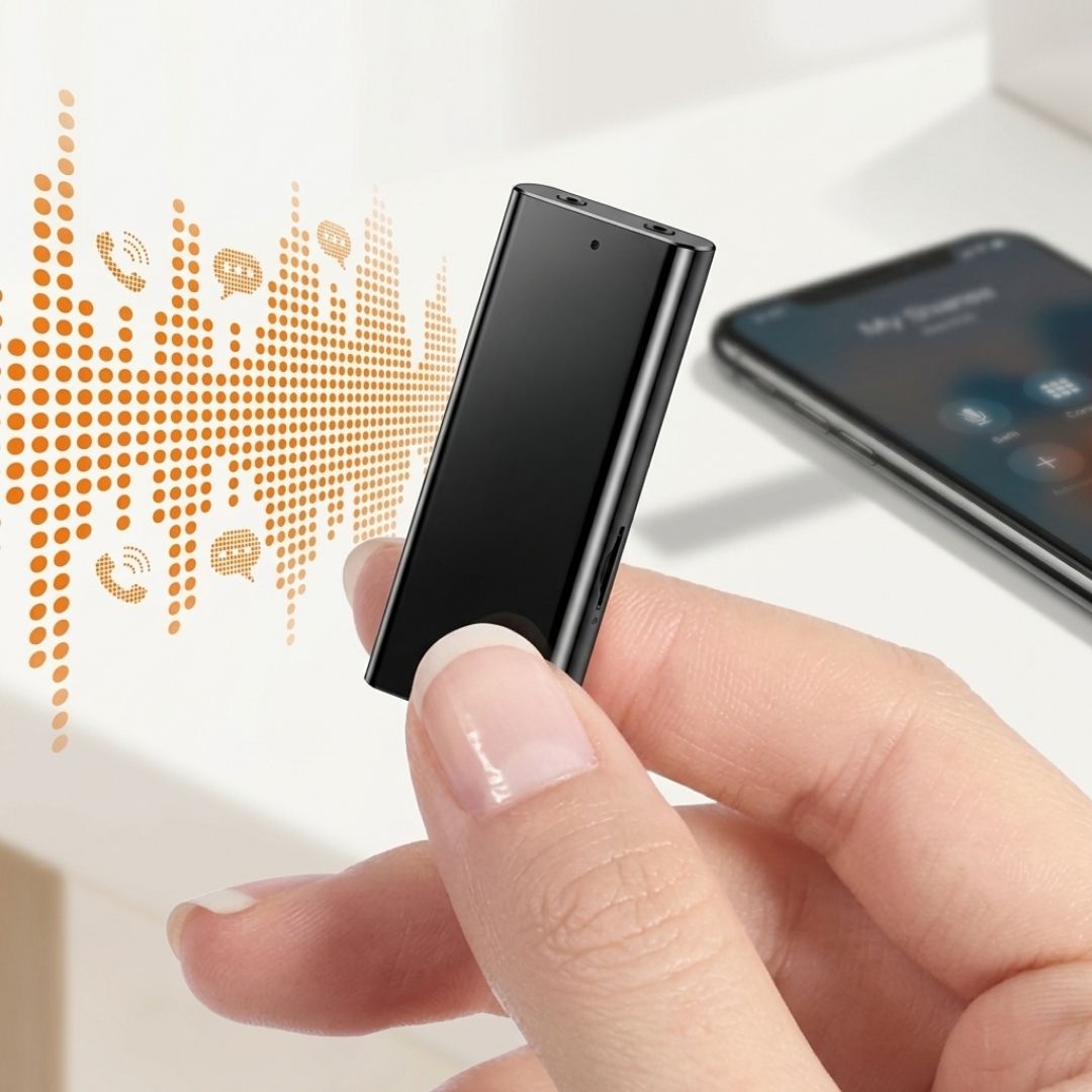 Mini Voice Recorder for Notes and Interviews