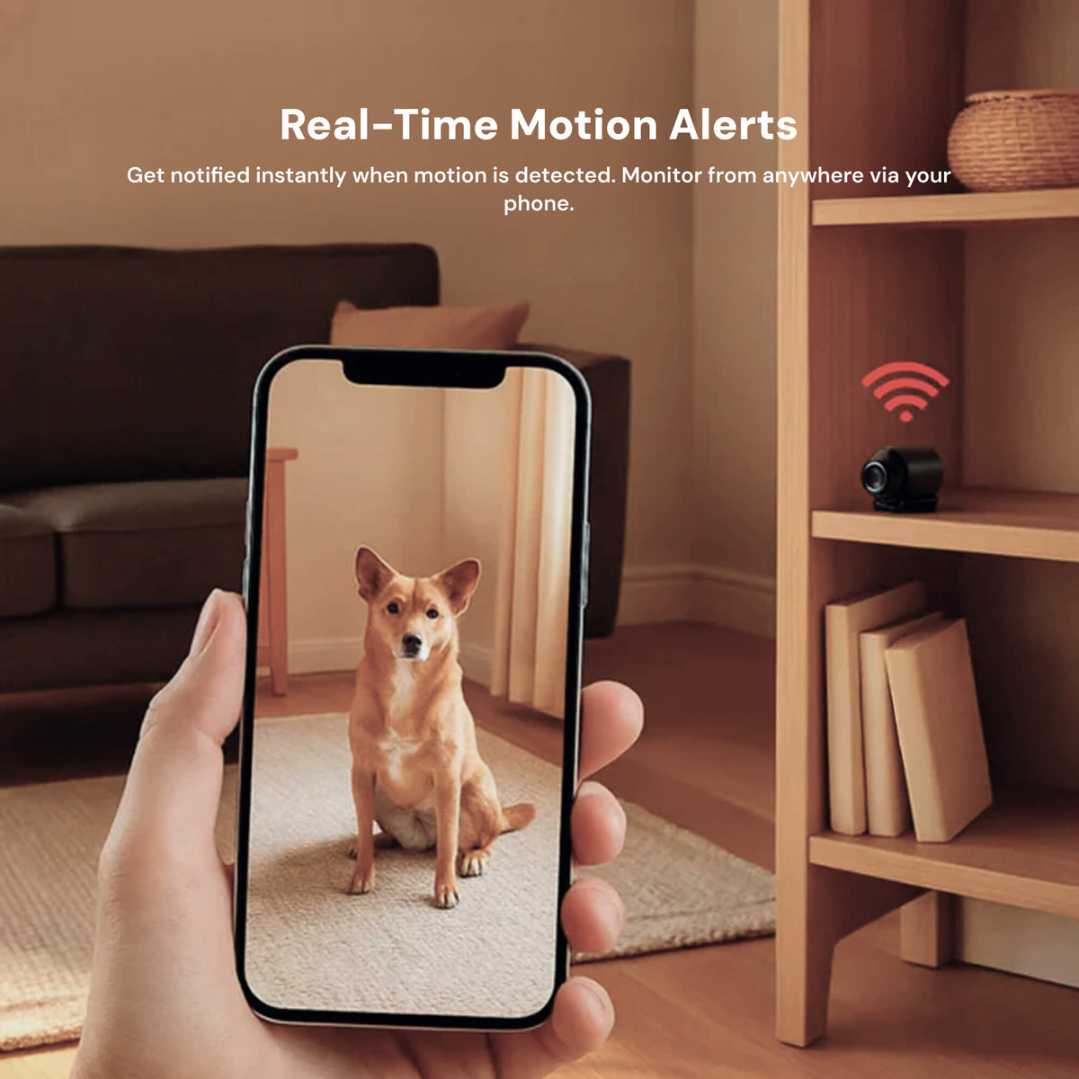 Mini Wireless Hidden Security Camera with Audio for Home Surveillance