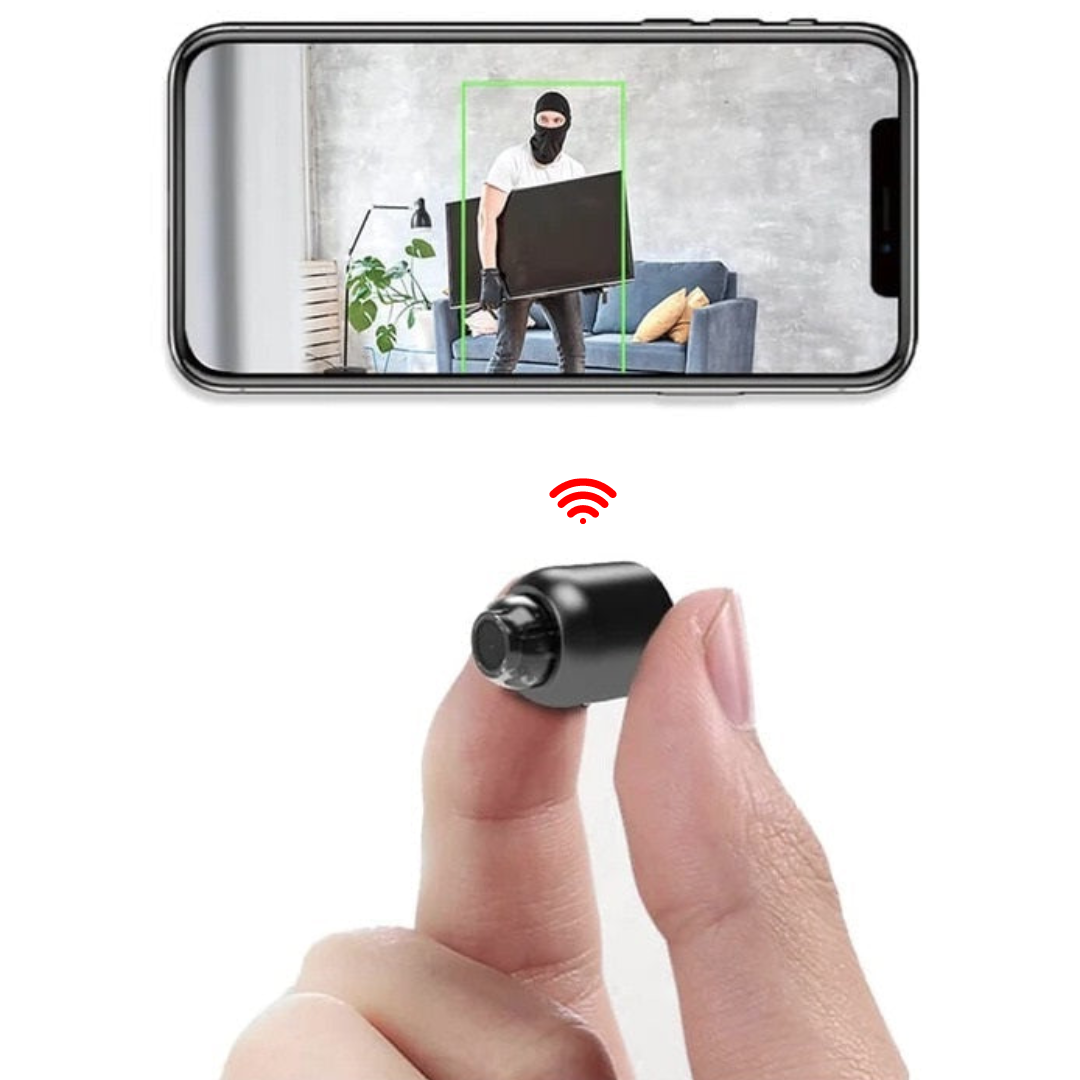Mini Wireless Hidden Security Camera with Audio for Home Surveillance