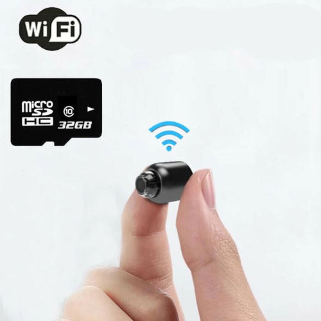 Mini Wireless Hidden Security Camera with Audio for Home Surveillance
