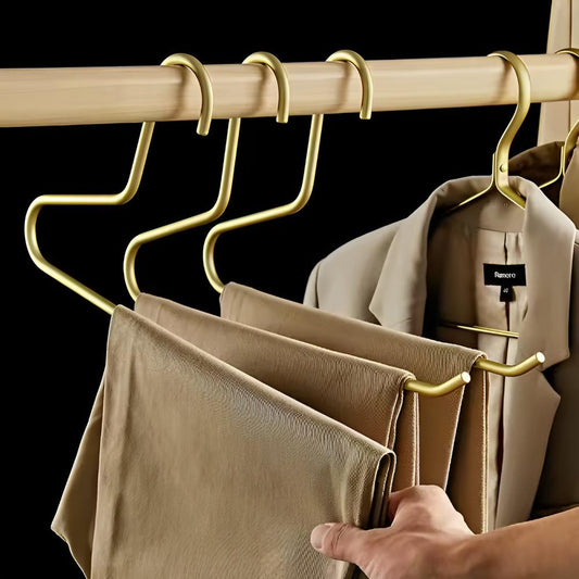 Minimalist Metal Wardrobe Hangers (5 Pieces)