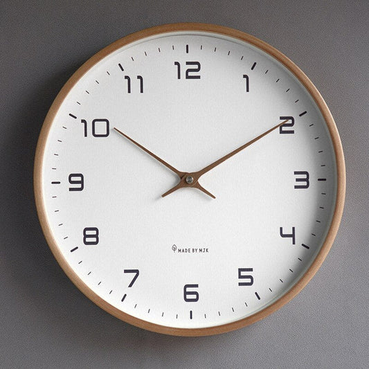 Minimalist Wooden Wall Clock