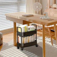 Mobile Library Cart on Wheels