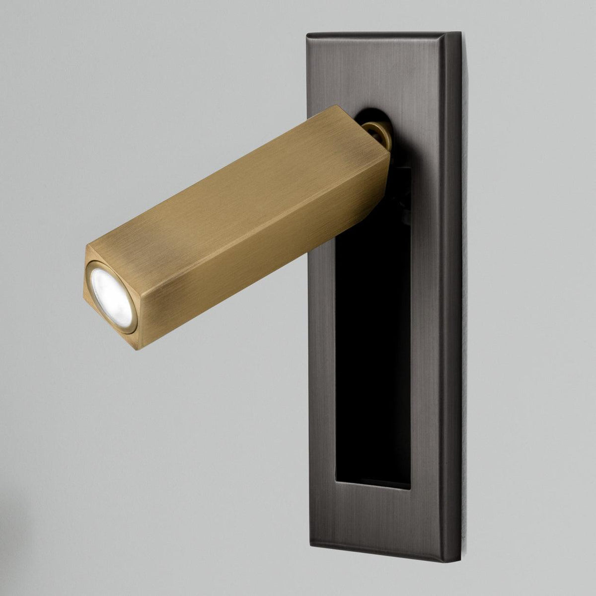 Modern Aluminum LED Wall Lamp - Adjustable Embedded Sconce - Minimalist Lighting