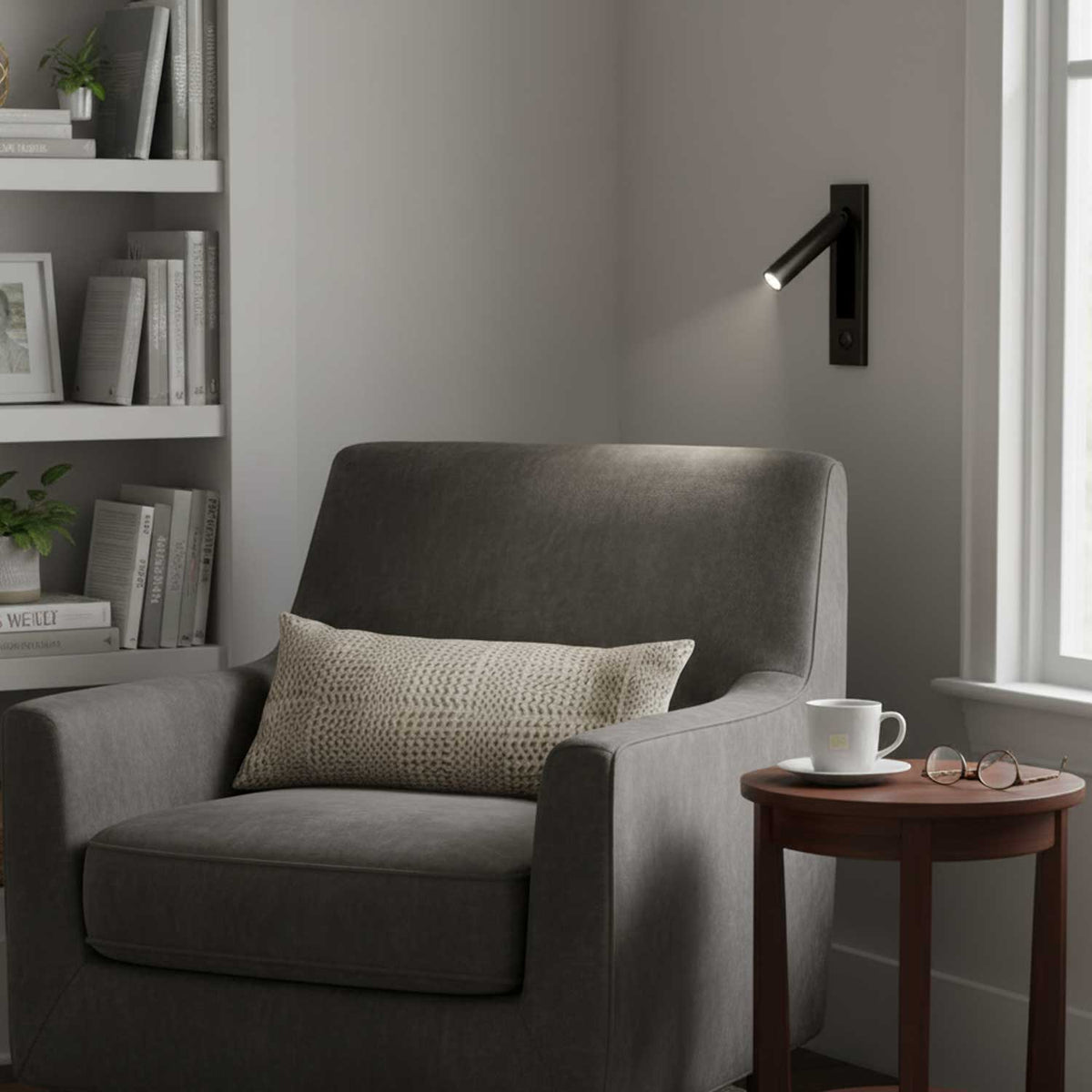 Modern Aluminum LED Wall Lamp - Adjustable Embedded Sconce - Minimalist Lighting