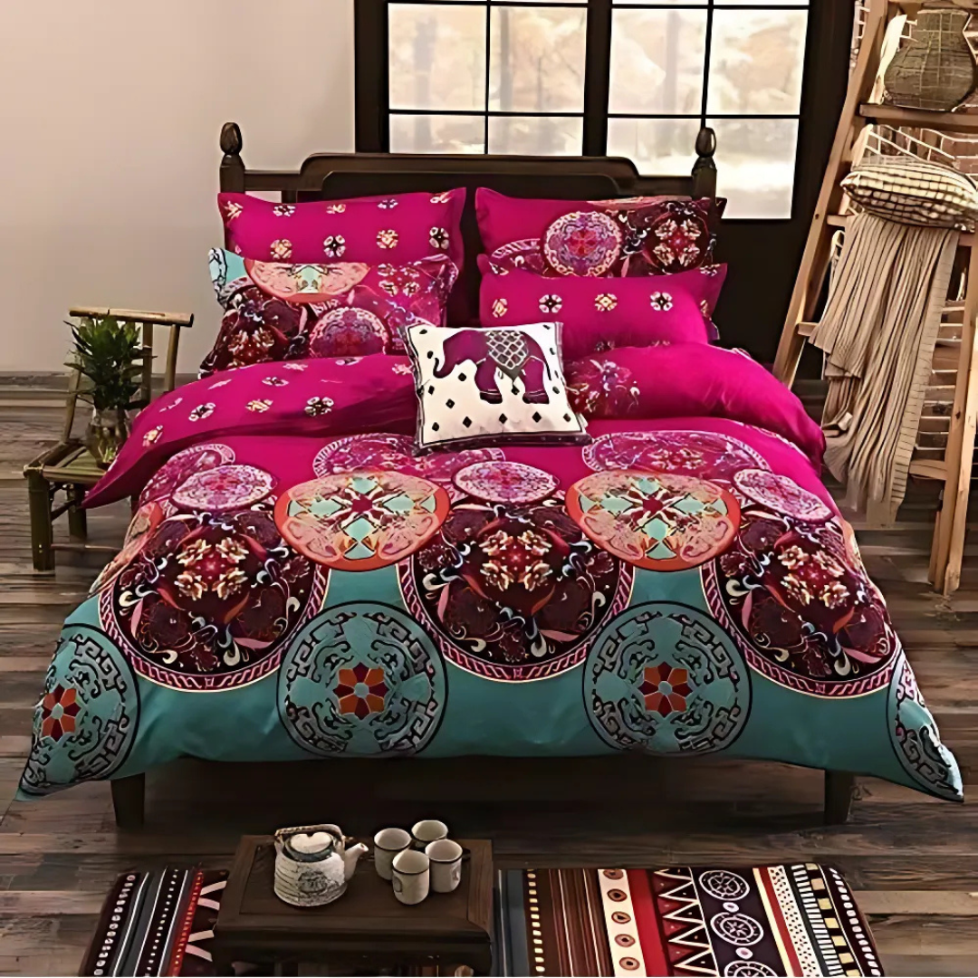 Modern Duvet Cover Set with Pillowcases