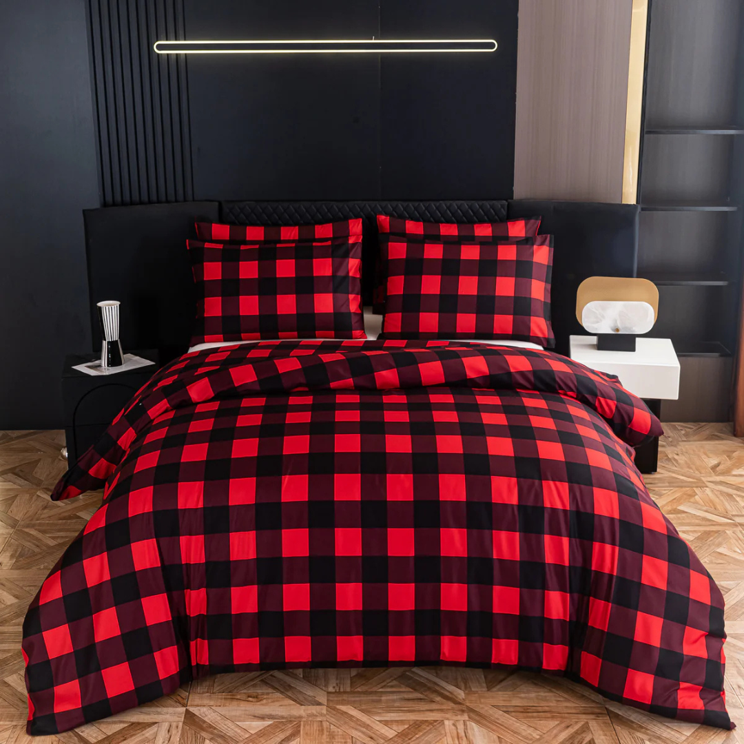 Modern Duvet Cover Set with Pillowcases