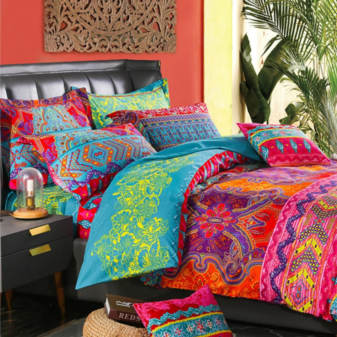 Modern Duvet Cover Set with Pillowcases