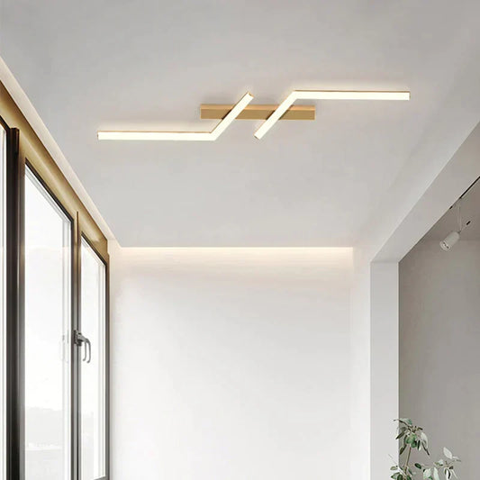 Modern LED Ceiling Light with Sleek Linear Design