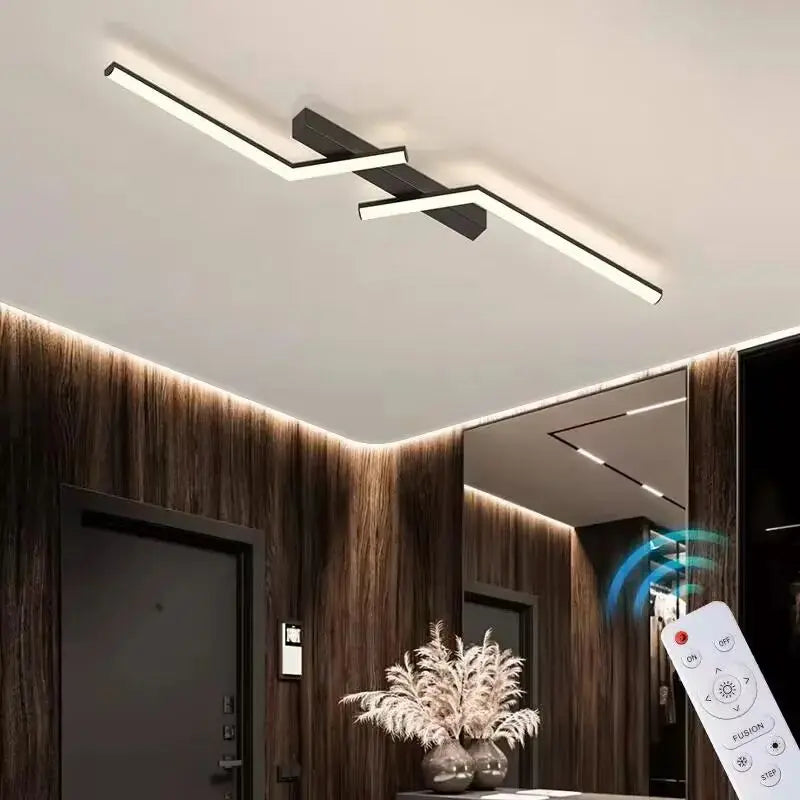 Modern LED Ceiling Light with Sleek Linear Design
