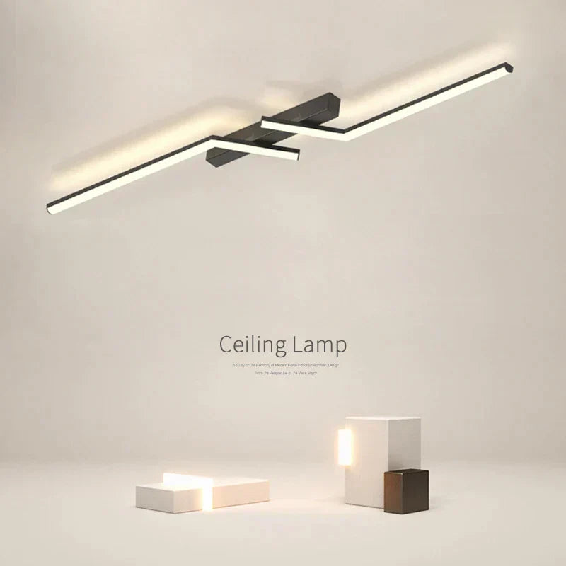 Modern LED Ceiling Light with Sleek Linear Design