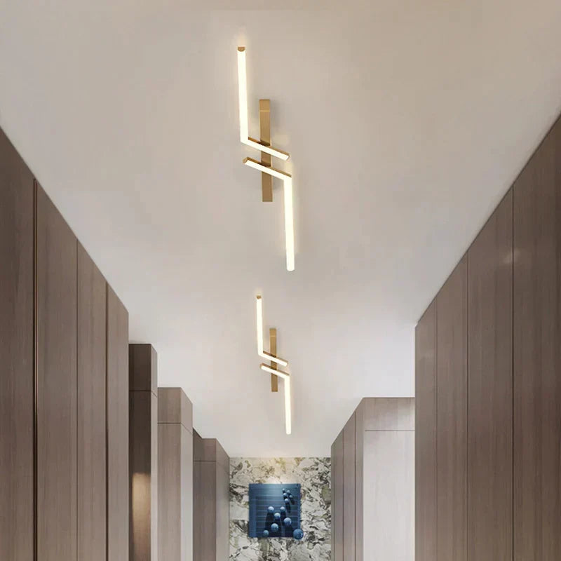 Modern LED Ceiling Light with Sleek Linear Design