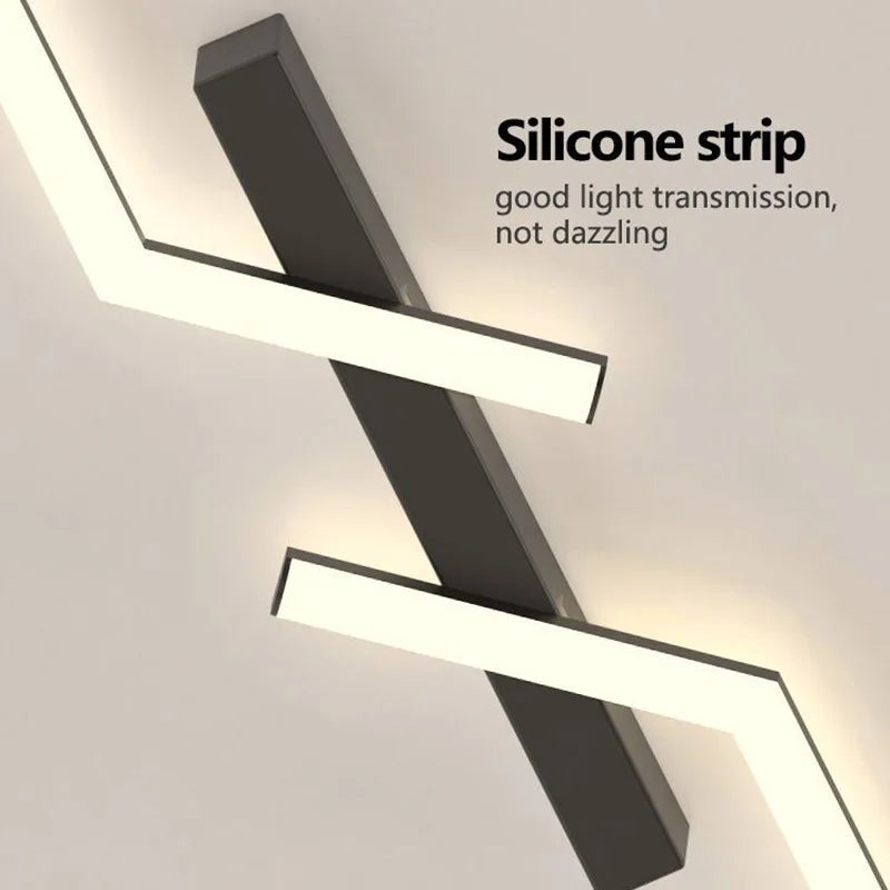 Modern LED Ceiling Light with Sleek Linear Design