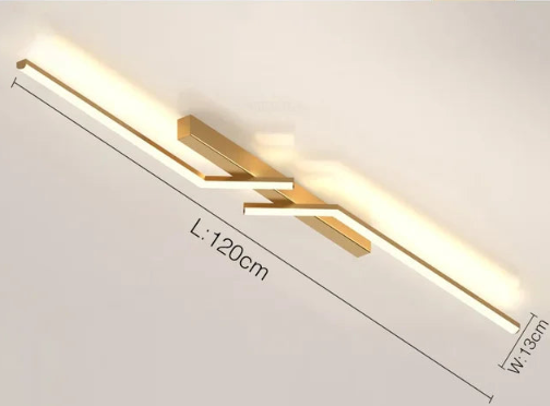 Modern LED Ceiling Light with Sleek Linear Design