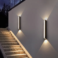 Modern LED Outdoor Wall Light - IP65 Aluminium