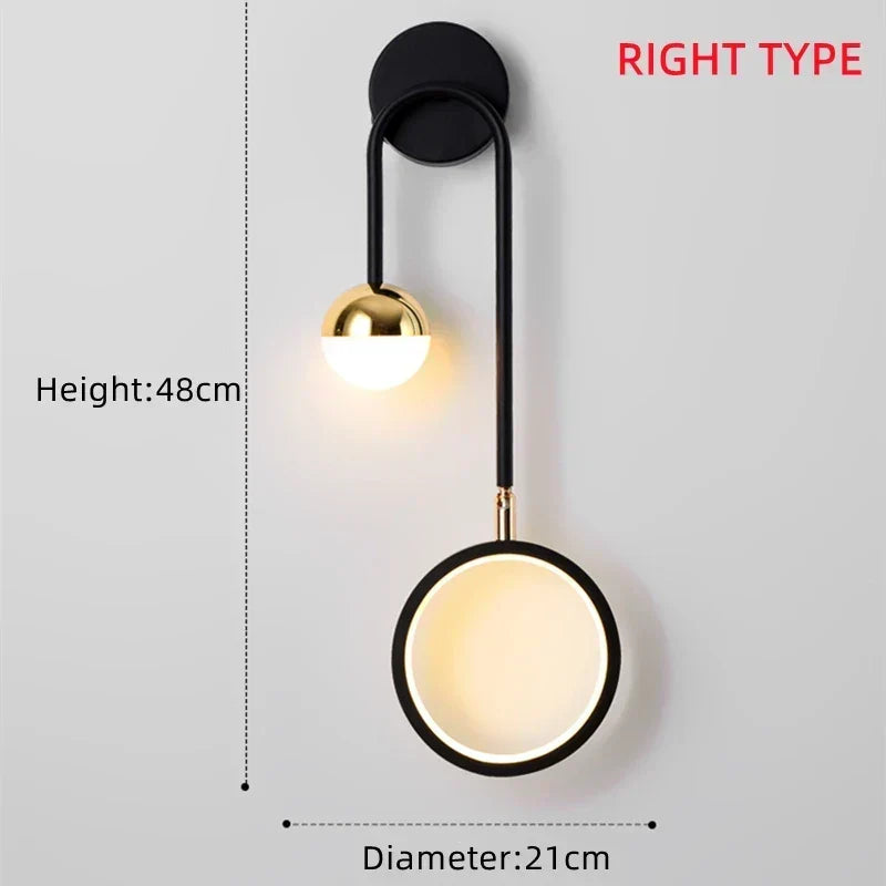 Modern Nordic Design LED Wall Lamp