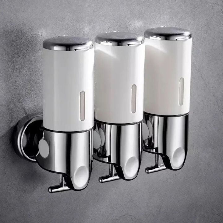 Modern Stainless Steel Wall-Mounted Soap Dispenser