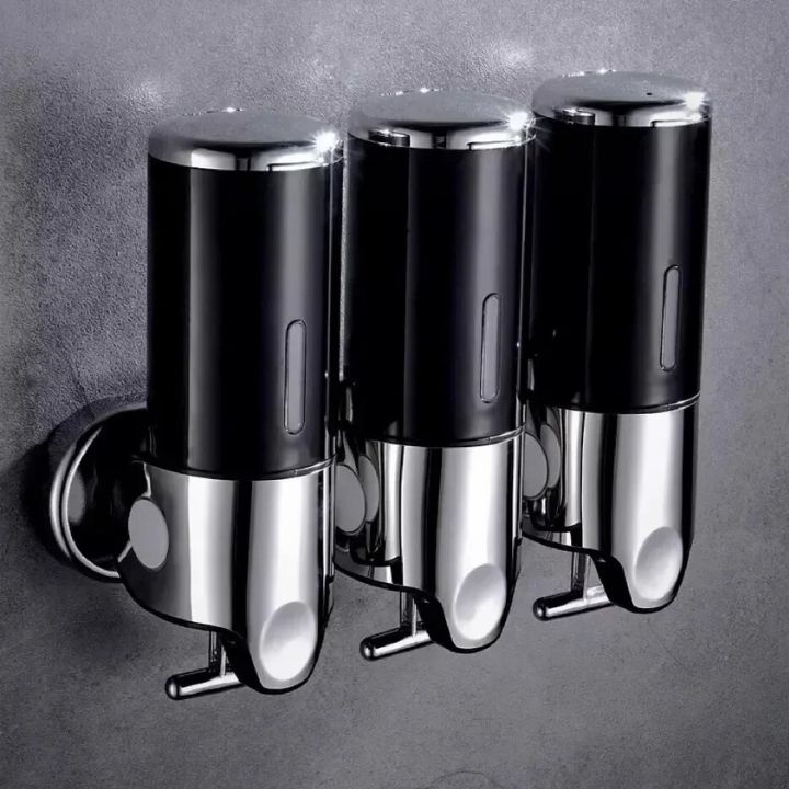 Modern Stainless Steel Wall-Mounted Soap Dispenser