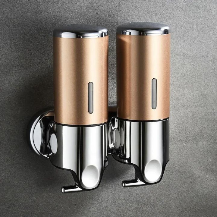 Modern Stainless Steel Wall-Mounted Soap Dispenser