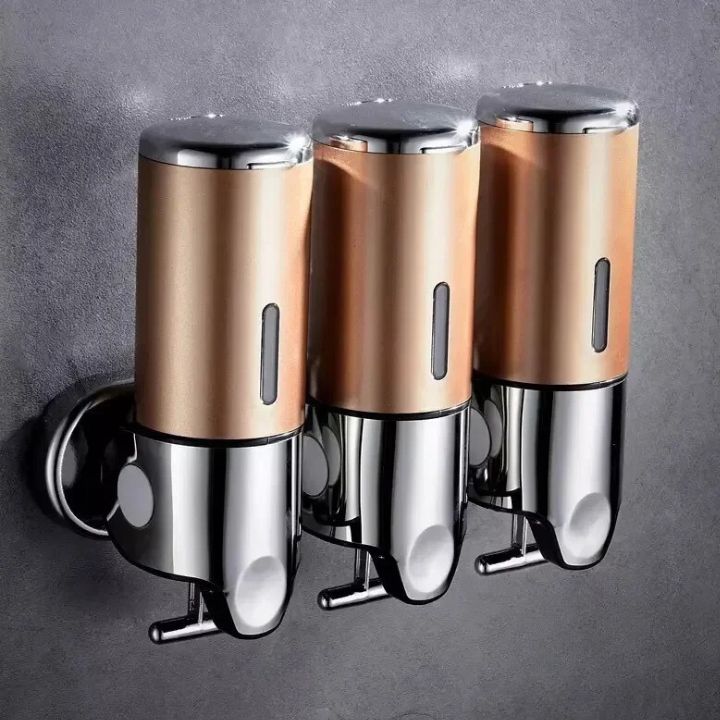 Modern Stainless Steel Wall-Mounted Soap Dispenser
