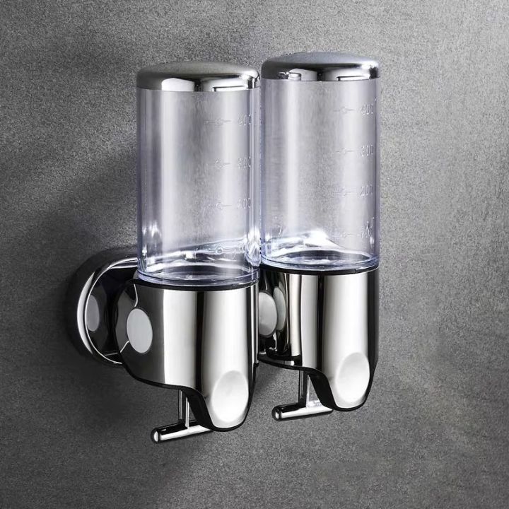 Modern Stainless Steel Wall-Mounted Soap Dispenser