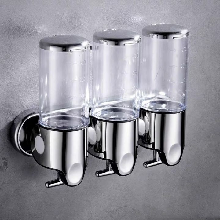 Modern Stainless Steel Wall-Mounted Soap Dispenser
