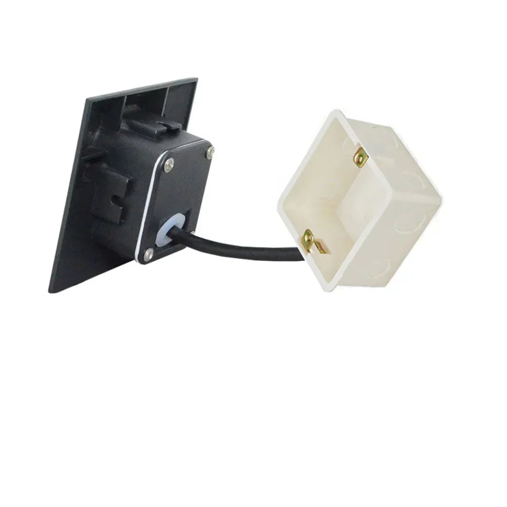 Modern Waterproof IP65 Outdoor Recessed LED Wall Light - 3W Embedded Step, Staircase, Balcony & Porch Light