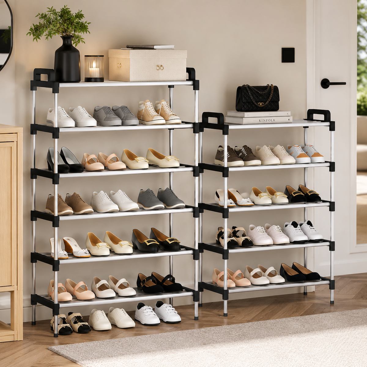 Modular Shoe Rack 3-6 Tiers